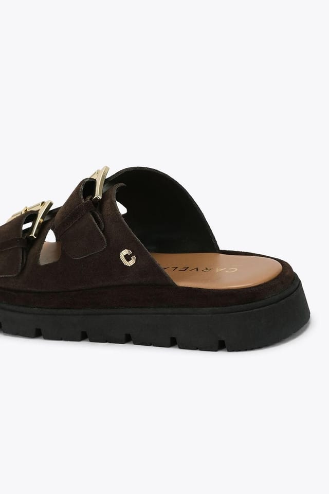Carvela Carvela Women's 'Pavilion' Suede Sandals in Brown - 3