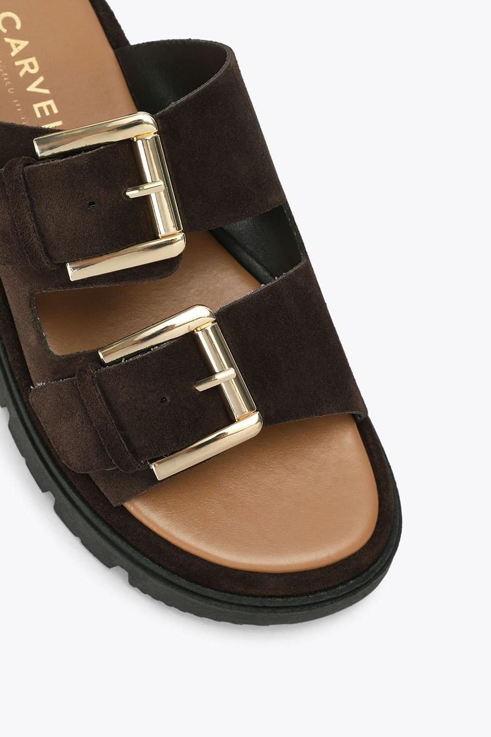 Carvela Carvela Women's 'Pavilion' Suede Sandals in Brown - 4