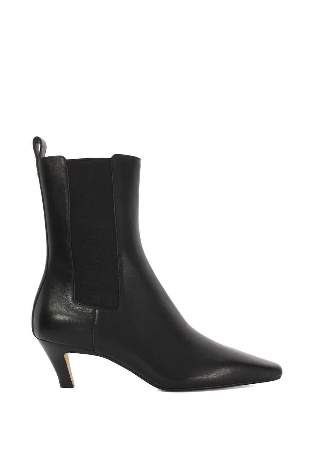 Dune London Dune London Black Leather Ankle Boots