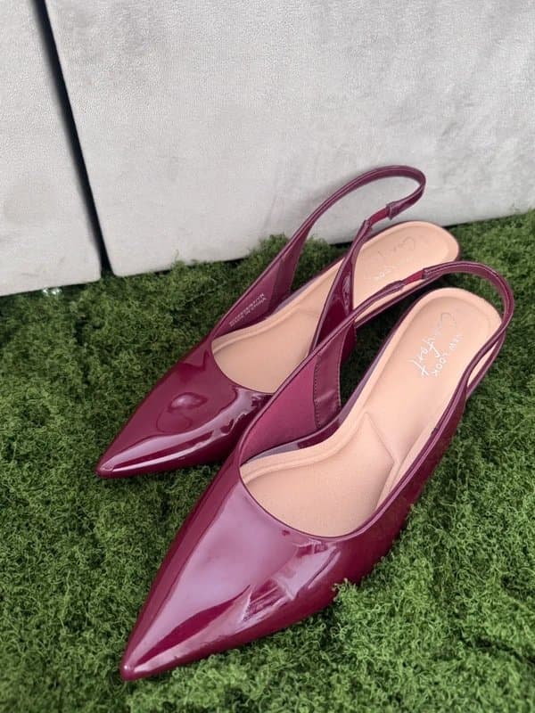 New Look Burgundy Heels