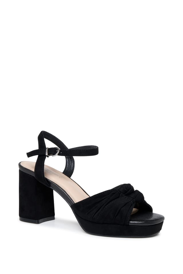Paradox London Paradox London Women's Liliane' Block Heel Platform Sandals in Black - 3
