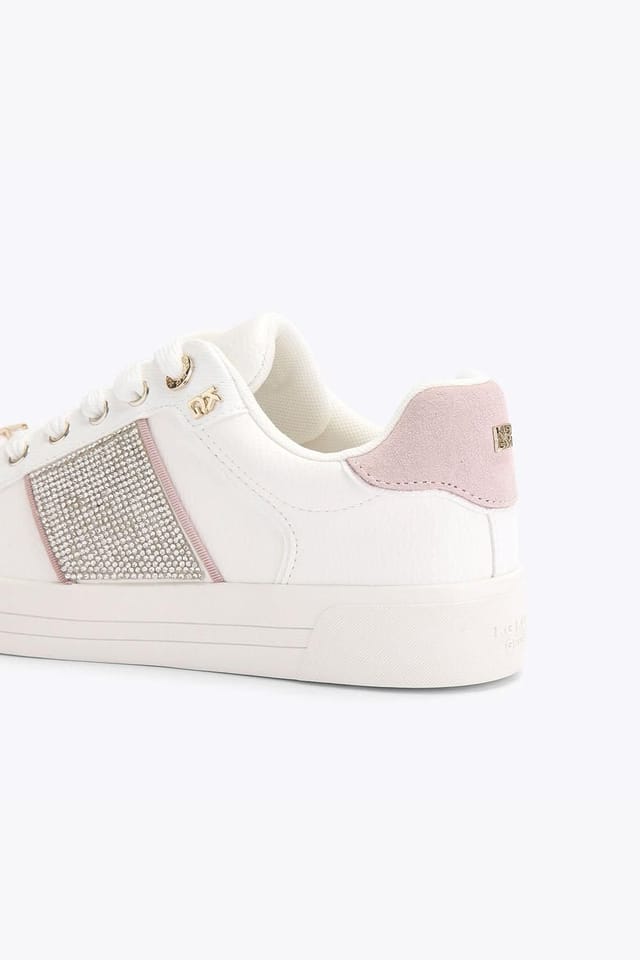 KG Kurt Geiger KG Kurt Geiger Women's 'Lillian Bling2' Trainers in White - 3