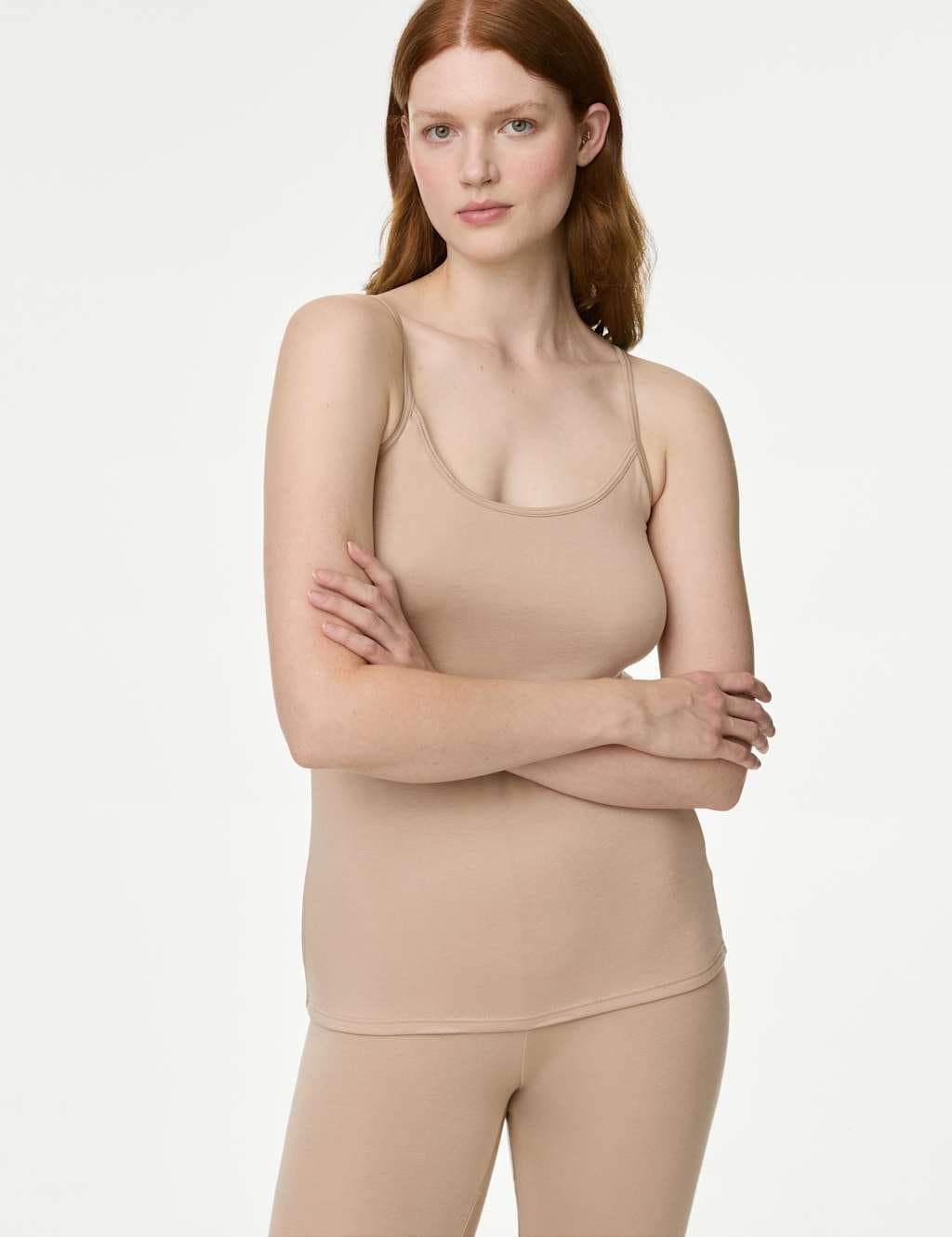 Marks & Spencer M&S Rose Quartz Thermal Strappy Vest