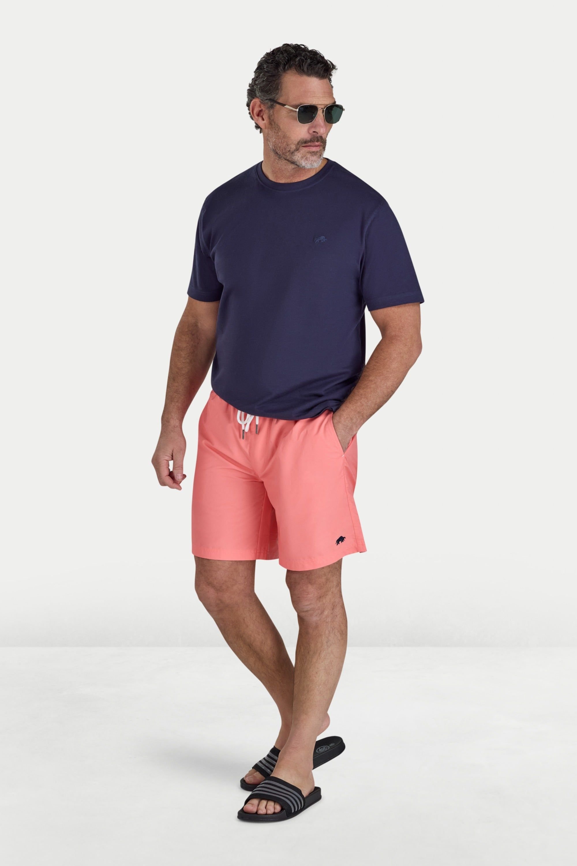 raging bull Raging Bull Men's Swim Shorts in Pink - 4