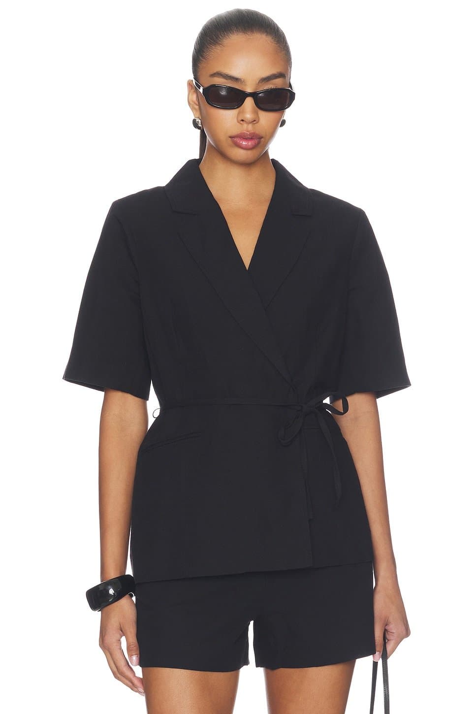 revolve Carrie Linen Mix Blazer