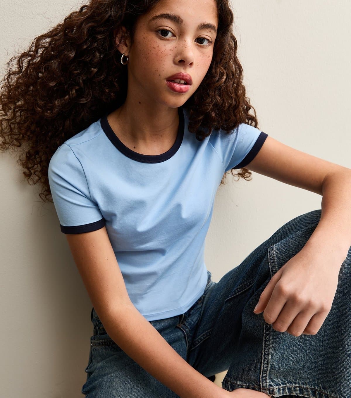 New Look New Look Blue Jersey Crew Neck T-Shirt