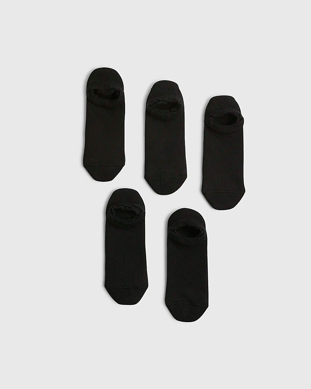 River Island Mens River Island Black Liner Socks Pack Of 5 Socks