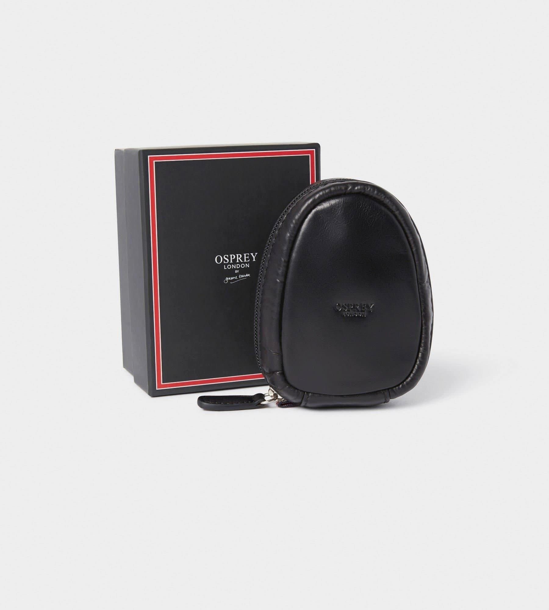 OSPREY LONDON Osprey London Black Leather Charger Pouch