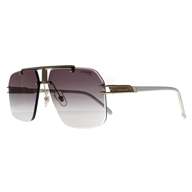 Carrera Carrera Men's Rimless Gold Ivory Gold Mirror on Burgundy Gradient 1054/S - 2