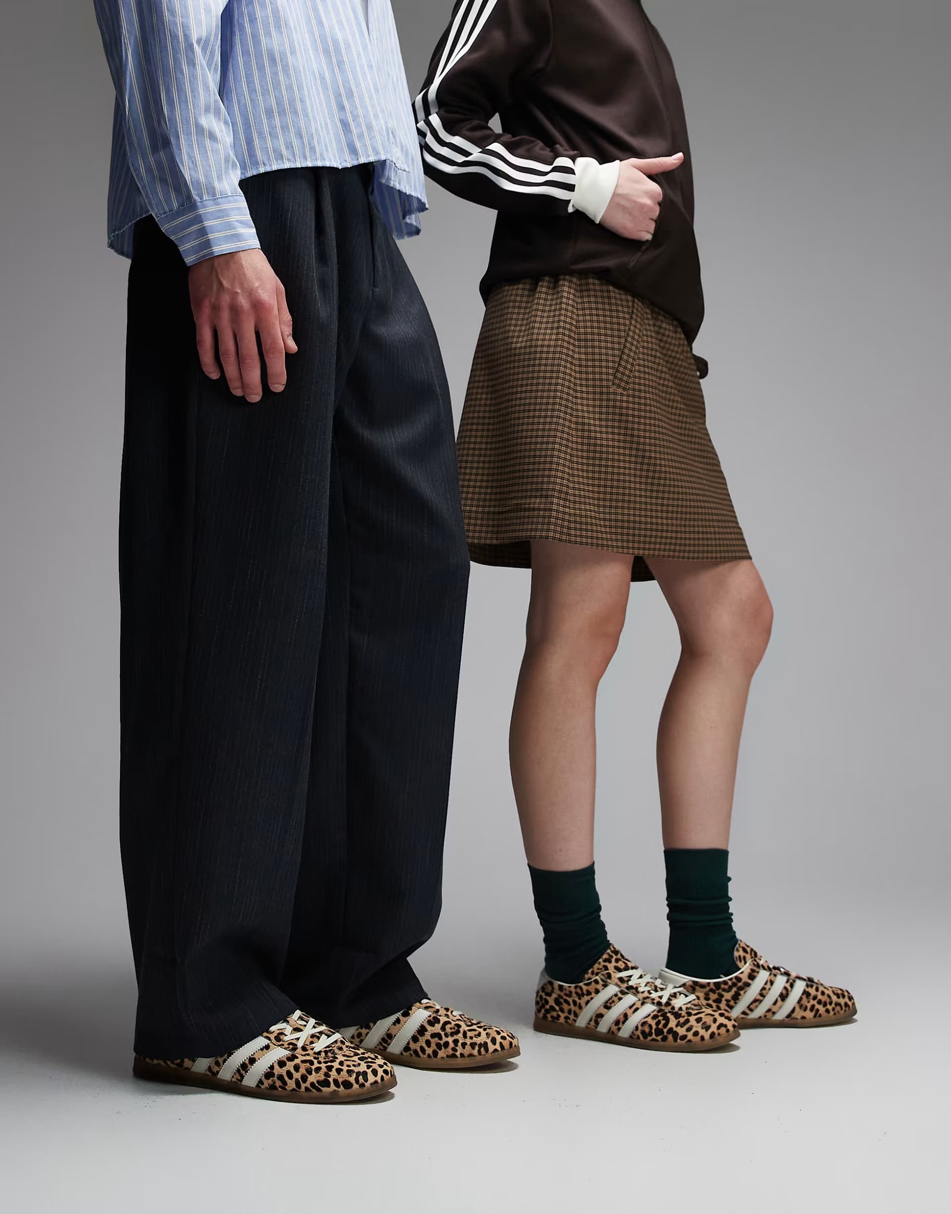 ASOS adidas Originals Gazelle Lo Pro in leopard print with gum sole 