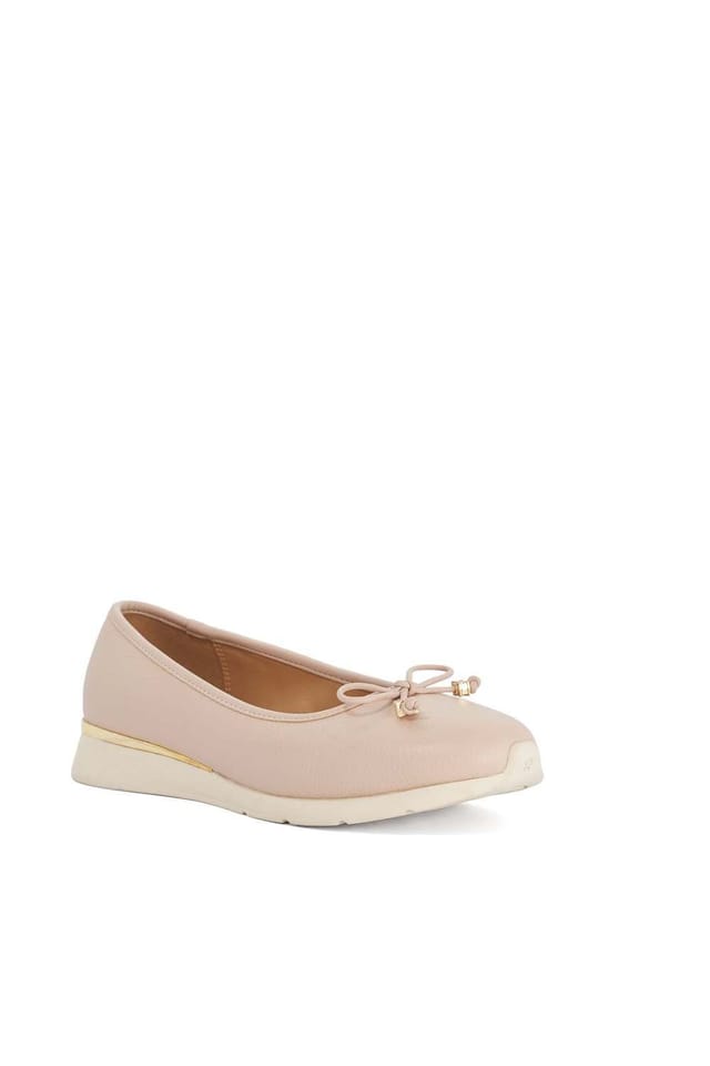 Dune London Dune London Women's 'Highline' Leather Ballet Pumps in Pink - 2
