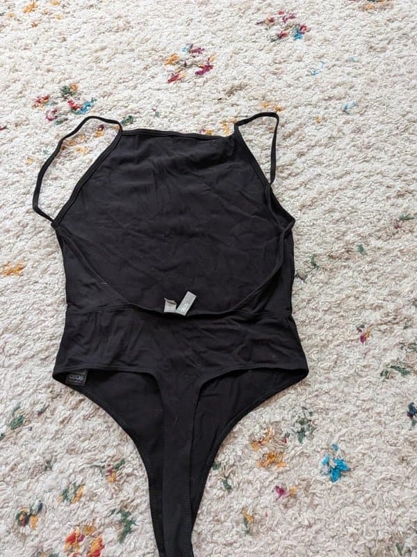 ASOS Ladies high neck strappy backless thong bodysuit