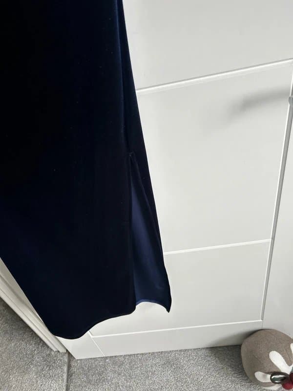New Look New Look navy velvet dress size 12