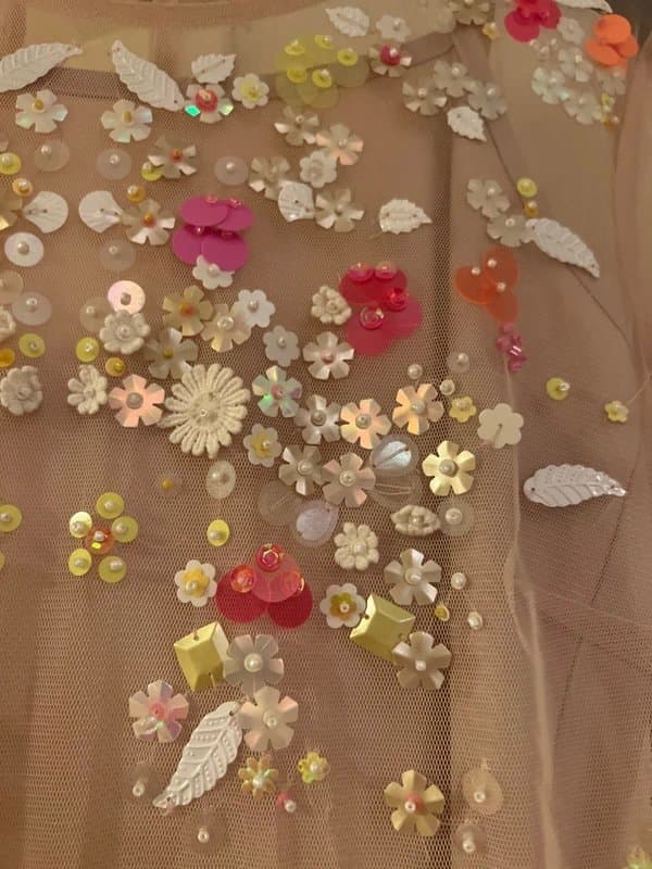 ASOS ASOS Sequin Nude Dress 12