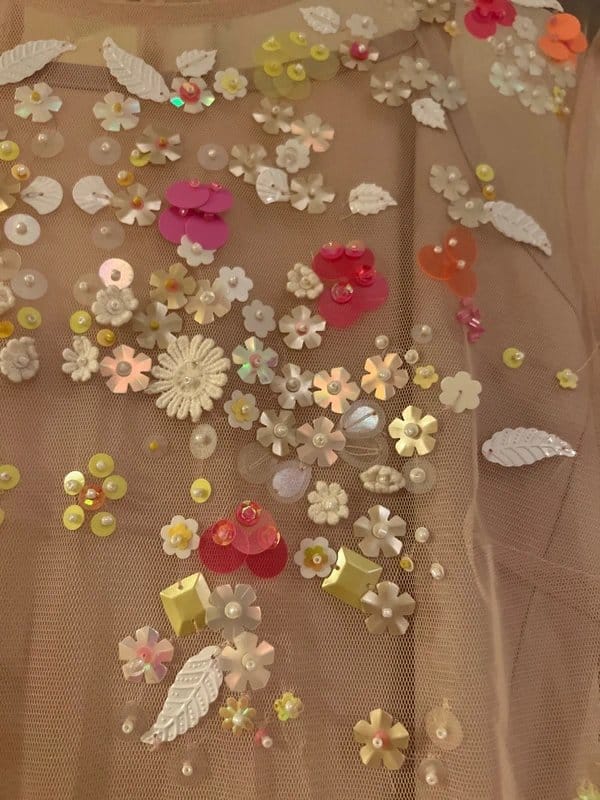 ASOS Sequin Nude Dress 12