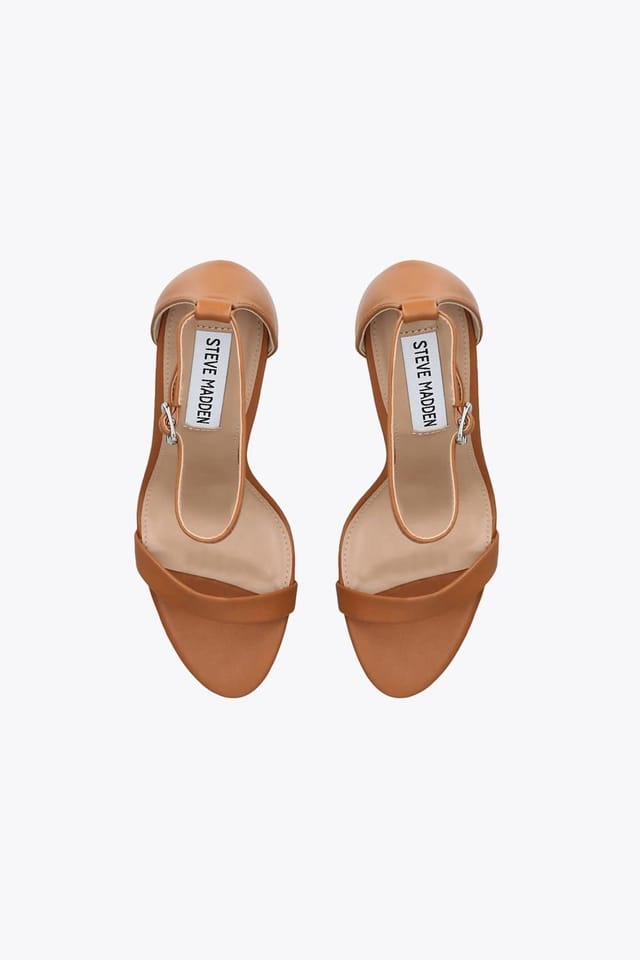 Steve Madden STEVE MADDEN Women's 'Tecy' Leather Heels in Camel - 2