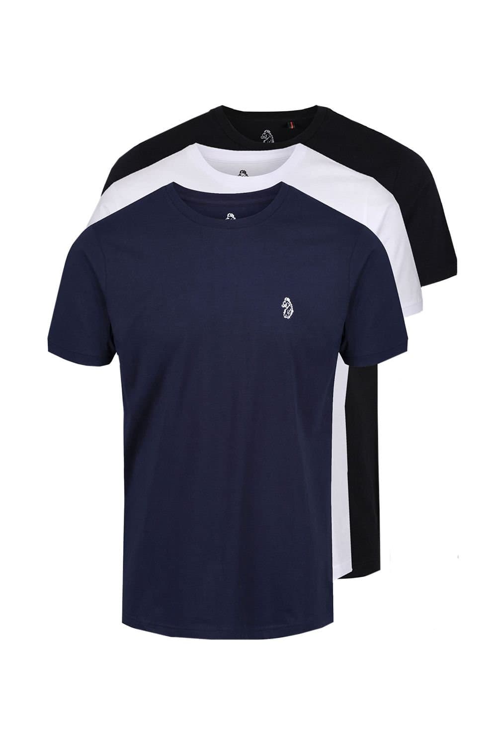 Luke 1977 Luke 1977 Men's Johnys 3 Pack T-Shirt in Dark Navy