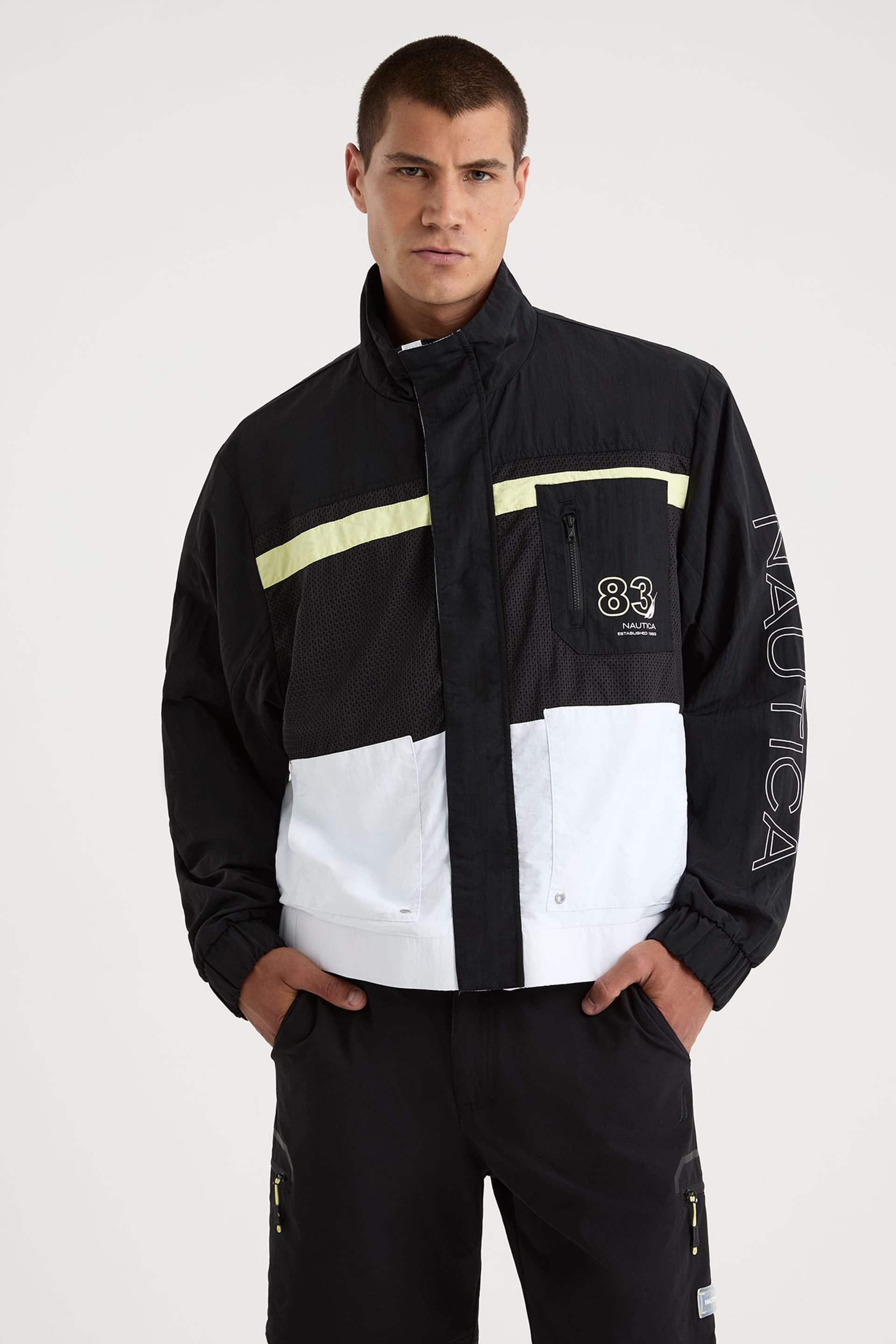 Nautica Nautica Men's Donnelly FZ Jacket in Black