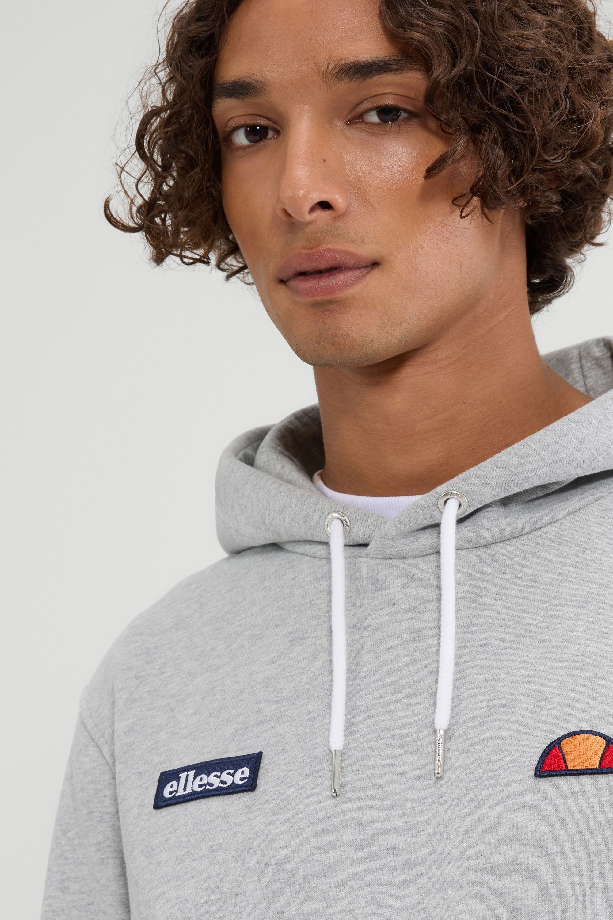 Ellesse Ellesse Men's Traccota OH Hoody & Jog Pant Set in Grey - 3