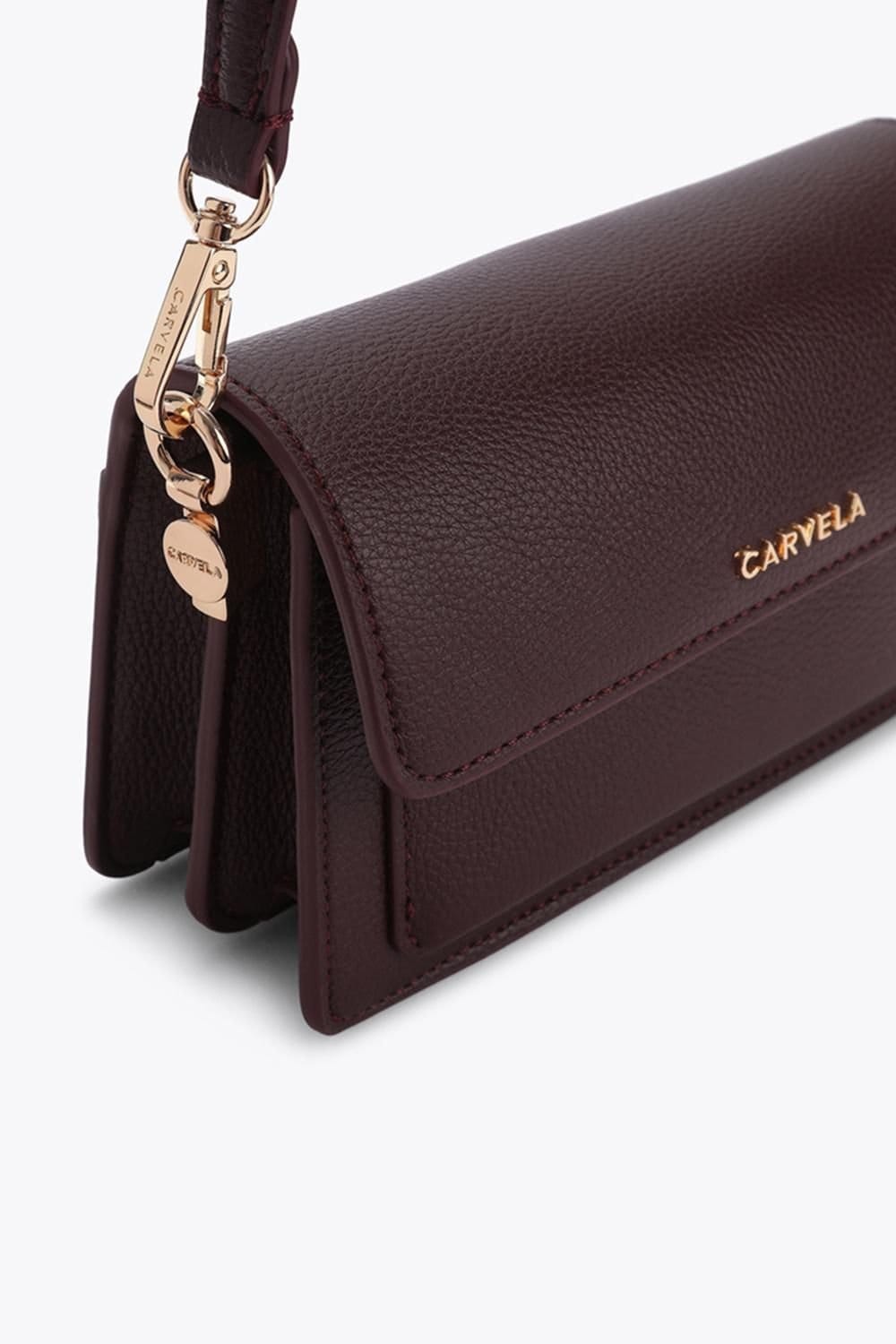 Carvela Carvela Women's 'Fernanda Mini Shoulder' Bag in Dark Red - 4