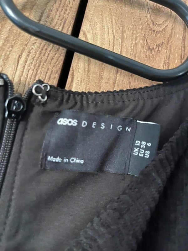 ASOS ASOS  cord mini dress with stitching detail