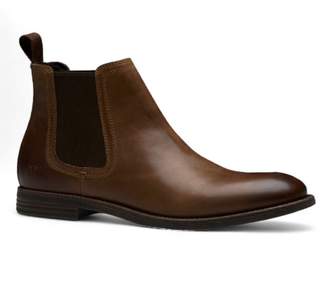 Windsor Smith Windsor Smith Men's Leather Chelsea Ankle Boots - Sergio in Brown - 3
