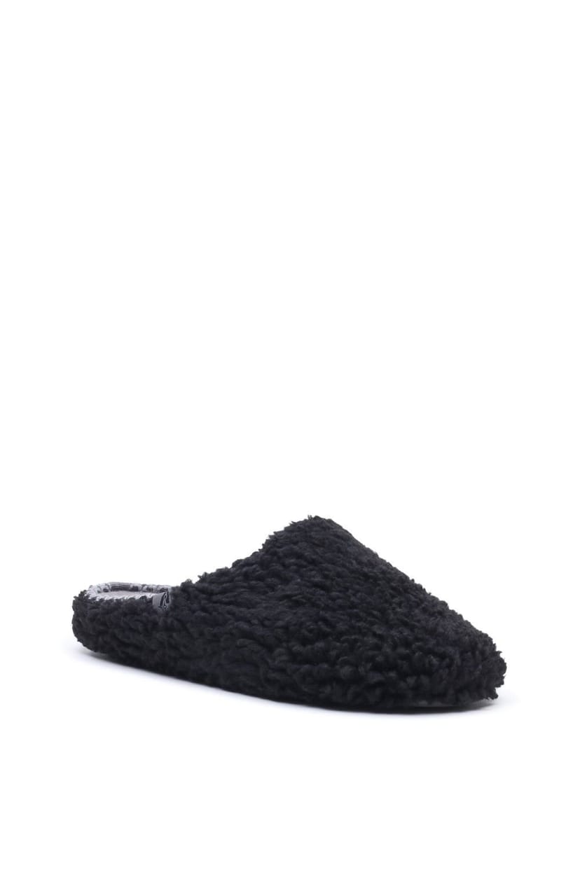 Hush Puppies Hush Puppies Men's Good Teddy Slipper in Black - 1