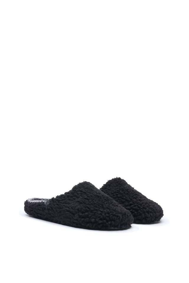 Hush Puppies Hush Puppies Men's Good Teddy Slipper in Black - 3