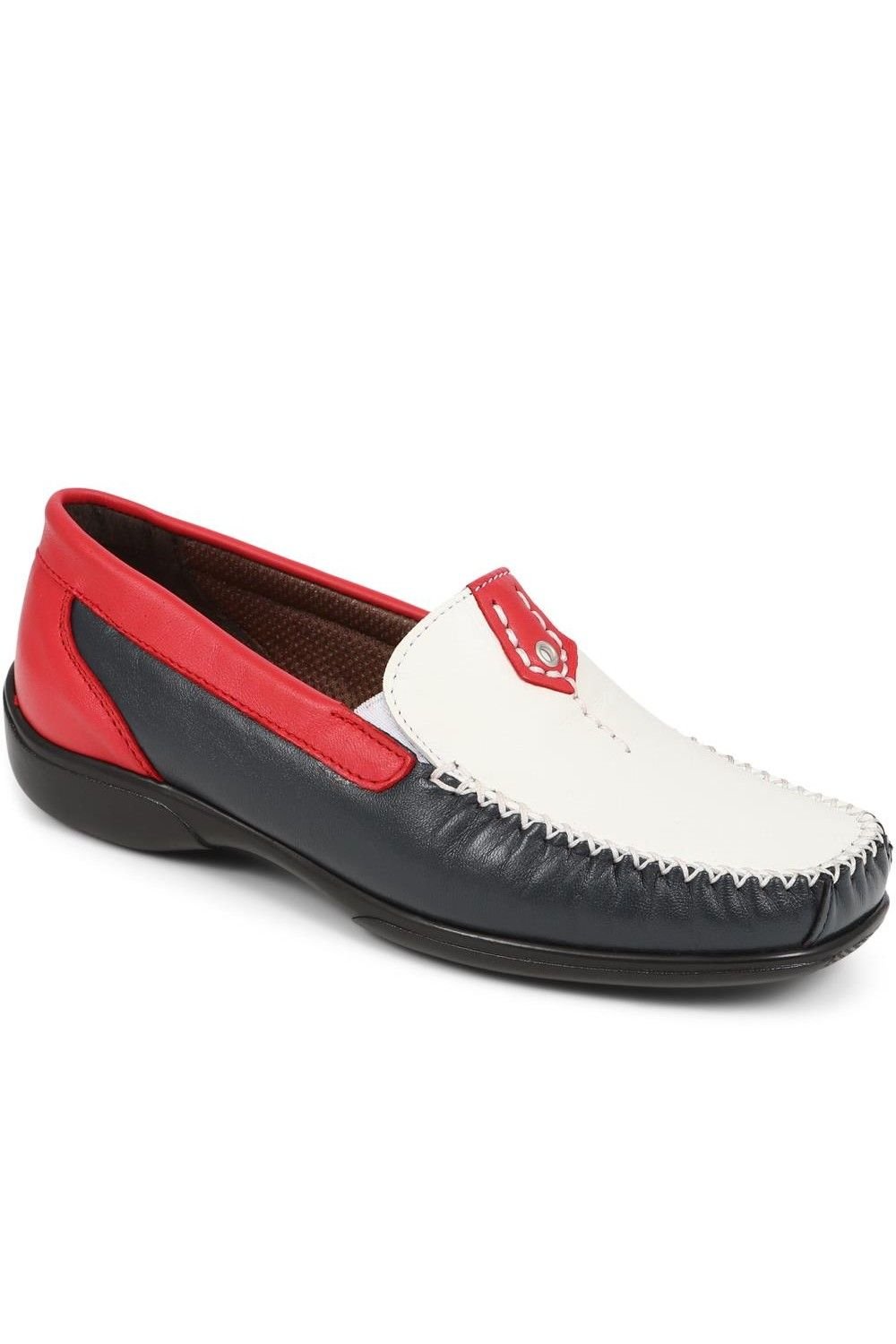 Pavers Pavers Women's Leather Moccasins - 2