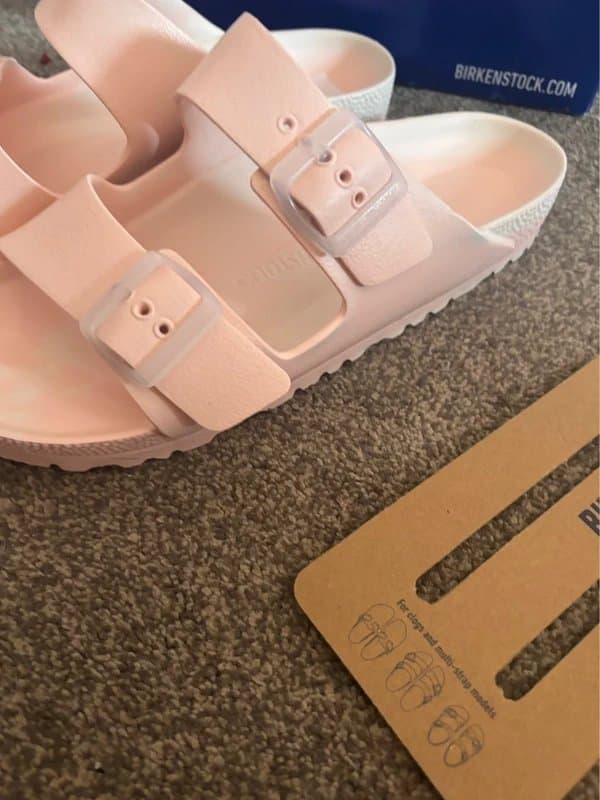 Birkenstock Birkenstock pink ombré sandals Eva beach holiday festival party 7/40 same day post