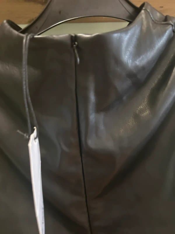 Bershka Bershka faux leather top L