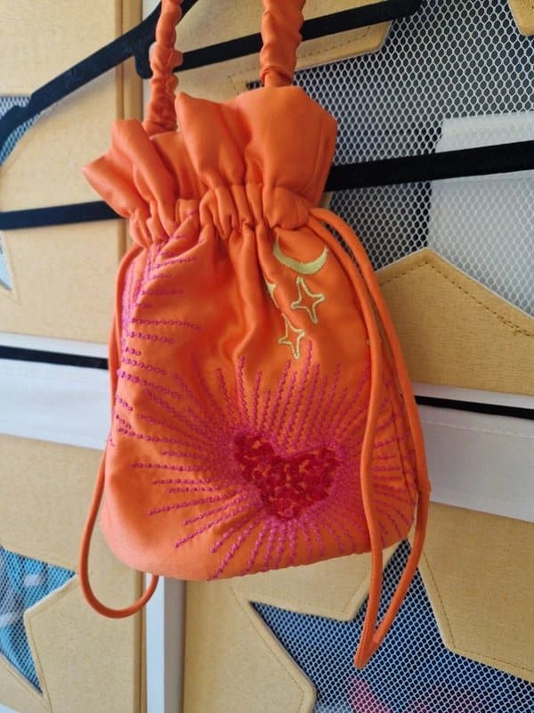 Never Fully Dressed Never fully dressed women's Orange Clutch Bag