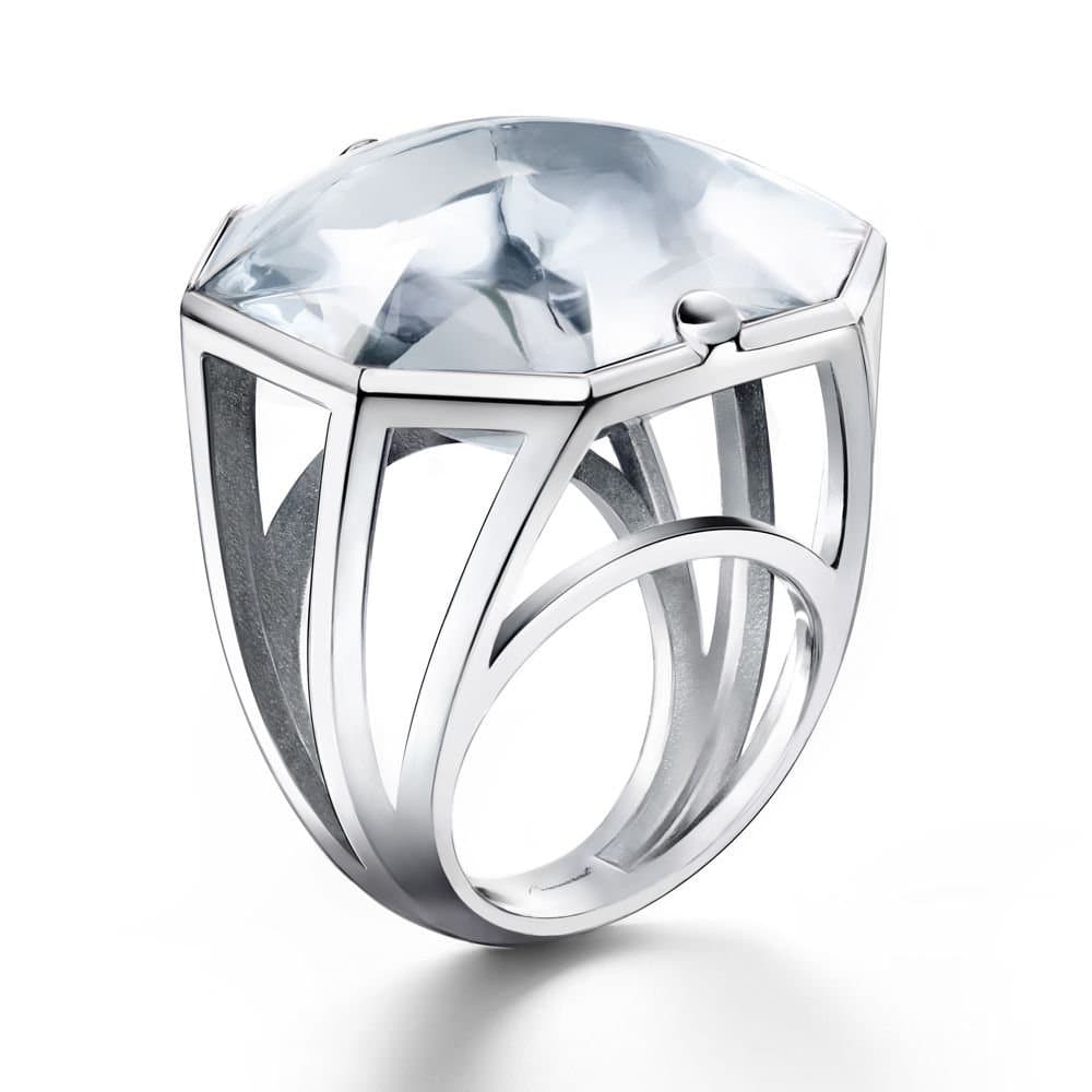 baccarat Baccarat Women's Crystal Radiance Ring in Clear