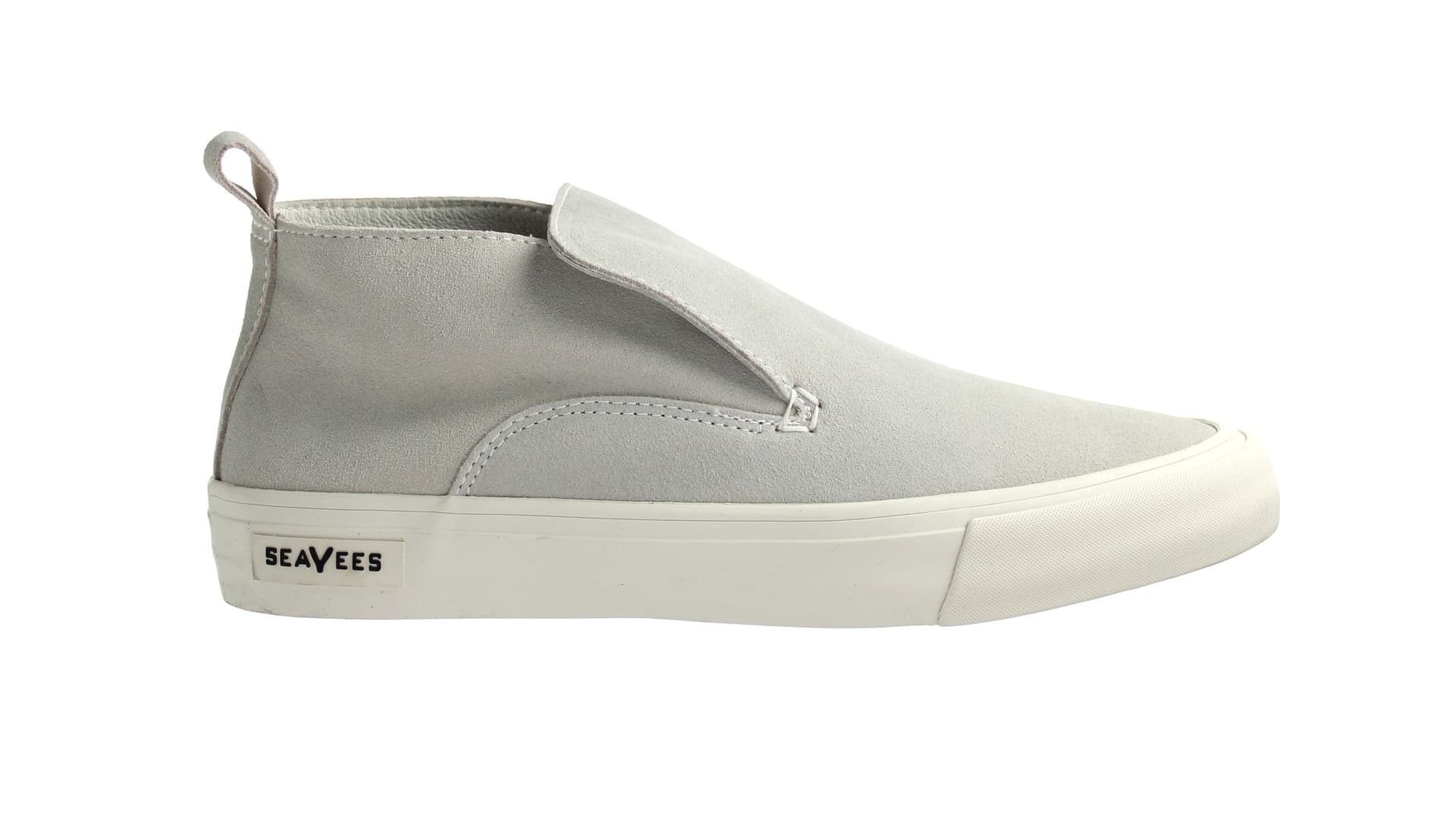 Seavees Seavees Women's Huntington Middle Slip-On Grey Suede Leather Shoes