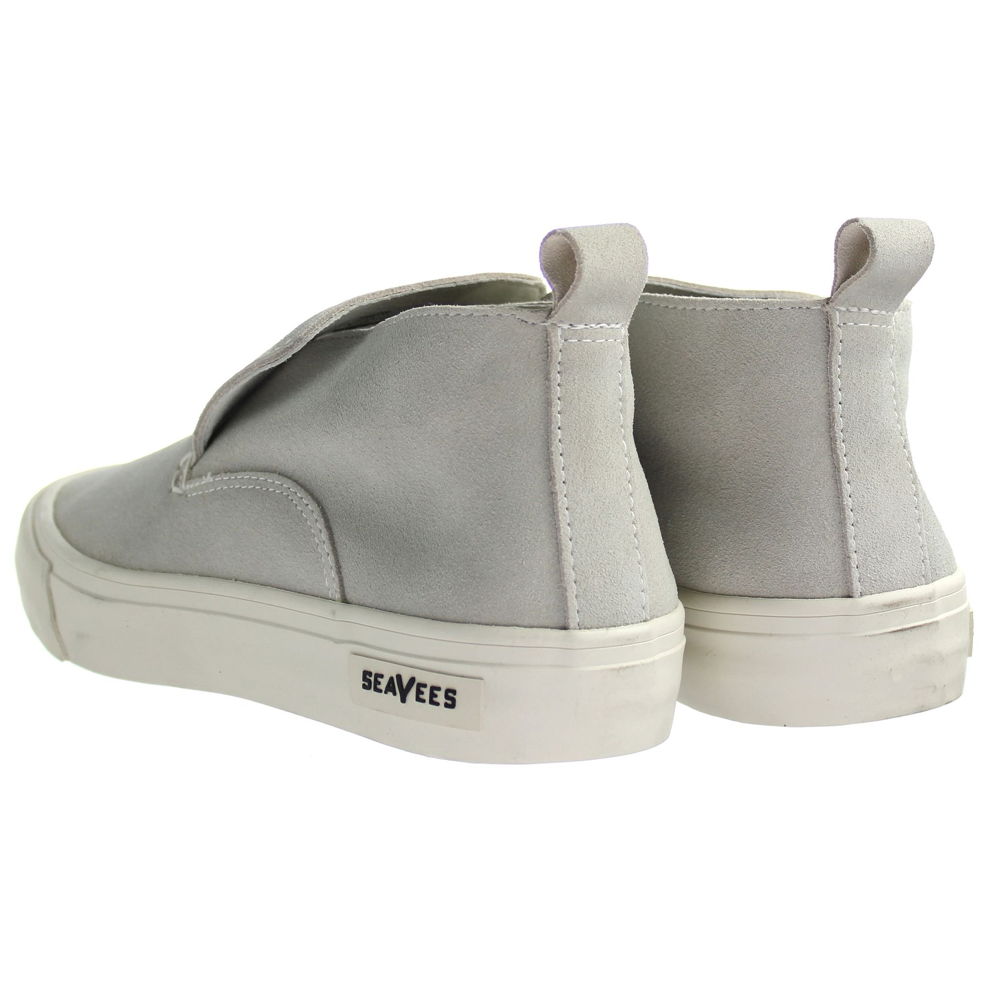 Seavees Seavees Women's Huntington Middle Slip-On Grey Suede Leather Shoes - 3