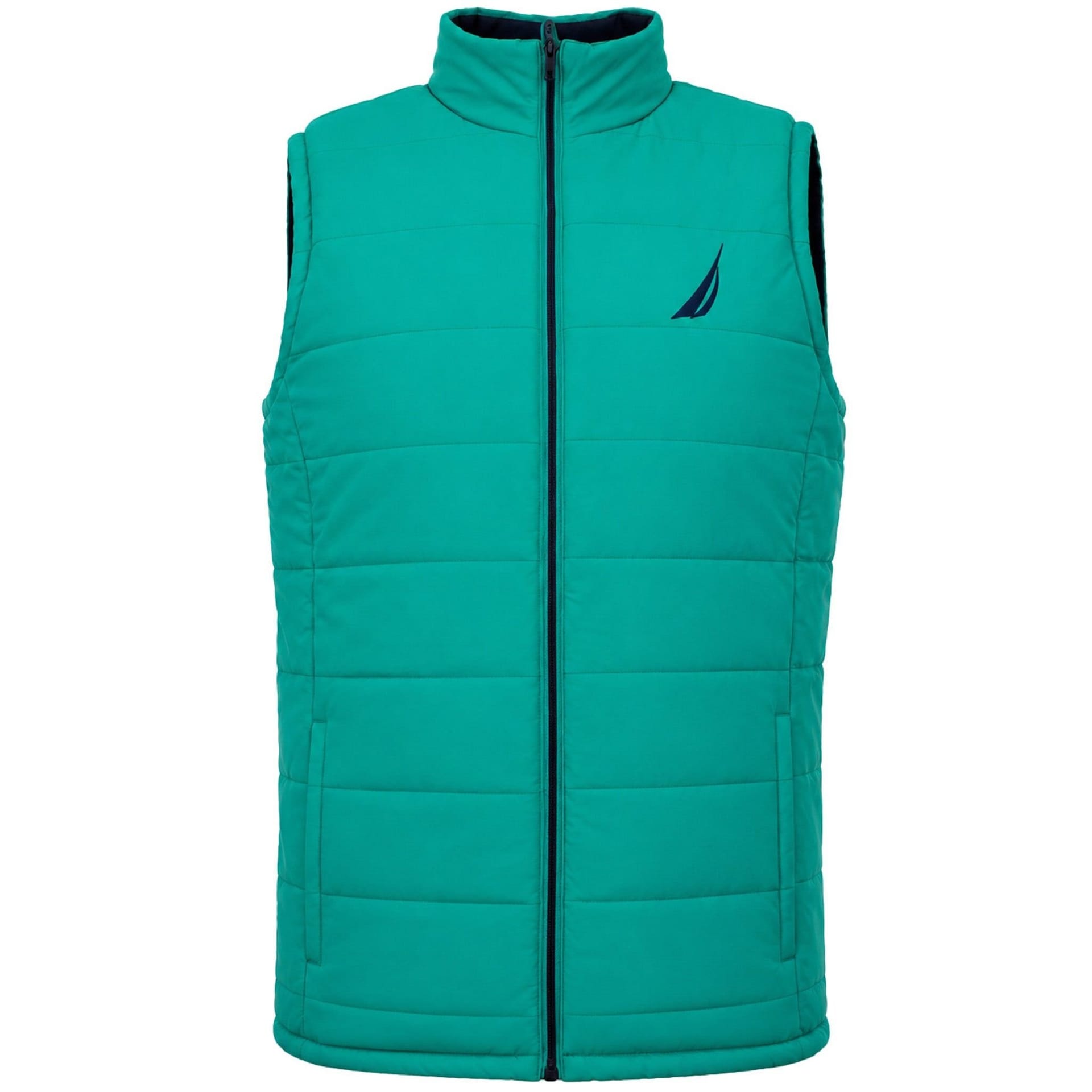 Nautica Nautica Men's Tamar Navy/Green Reversible Gilet in Navy - 4
