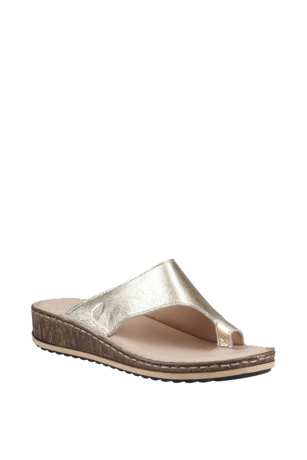 Hush Puppies Hush Puppies Women's Elissa Toepost Sandal in Gold