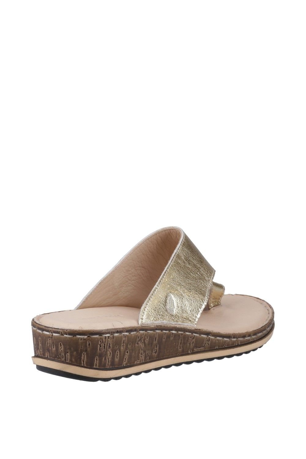 Hush Puppies Hush Puppies Women's Elissa Toepost Sandal in Gold - 2