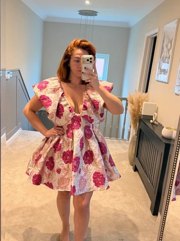 ASOS ASOS luxe pink mini dress