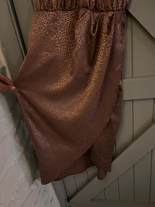 New Look Dusky pink halter dress