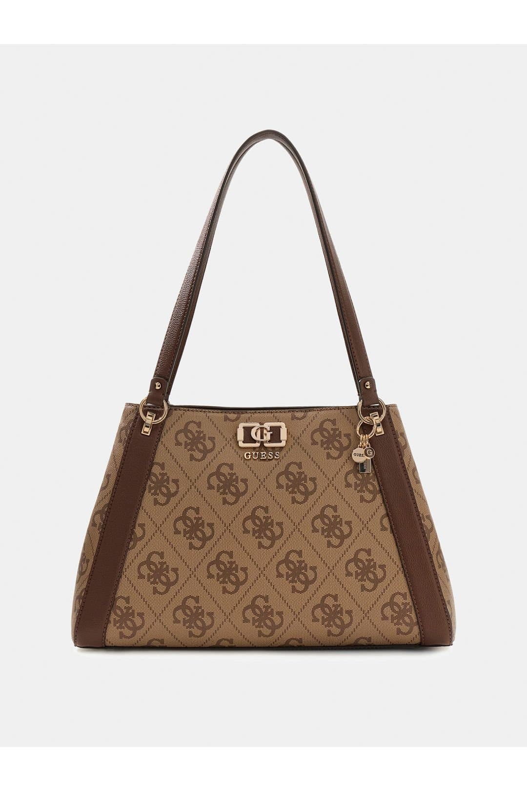 Guess Guess Women's Karnilla Logo Gfriend Carryall Latte