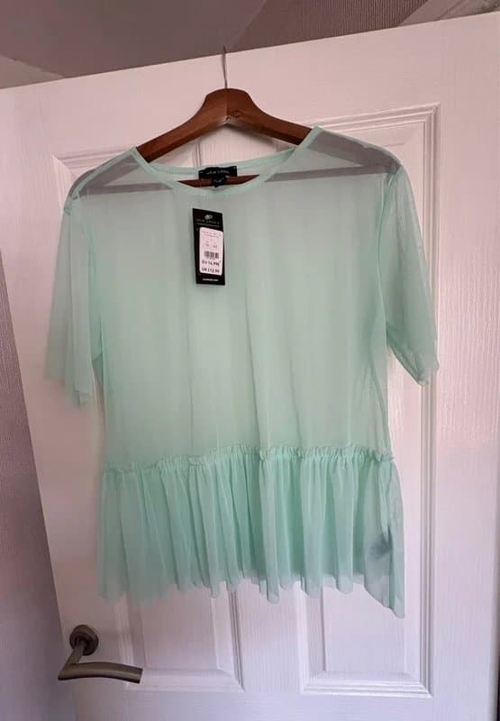 New Look Tulle peplum top.
