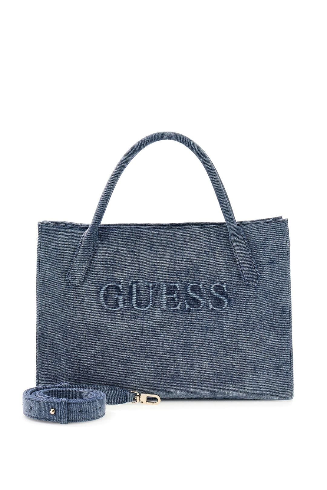 Guess Guess Women's Jodi Denim Tote Blue