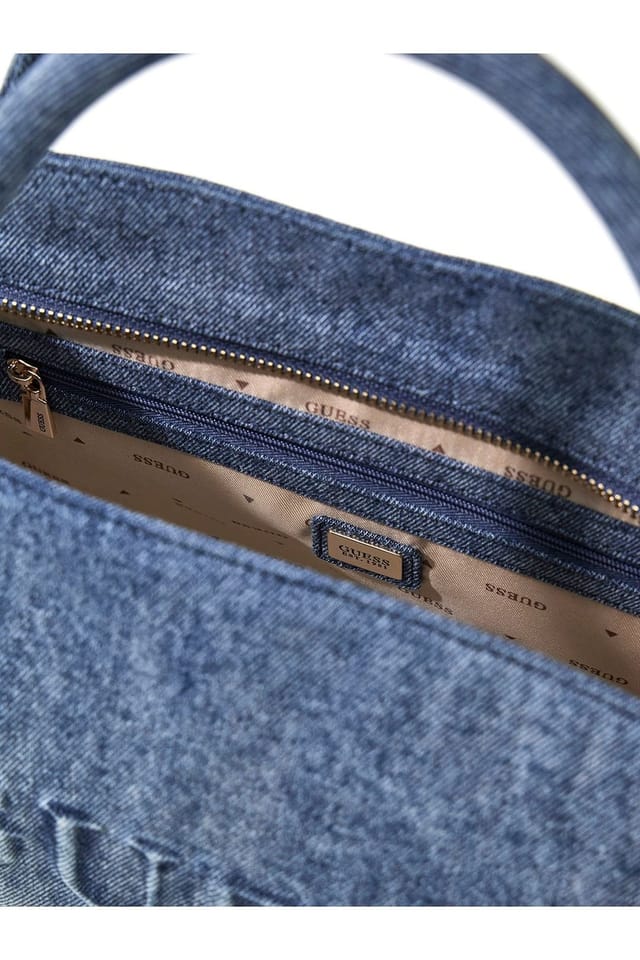Guess Guess Women's Jodi Denim Tote Blue - 3