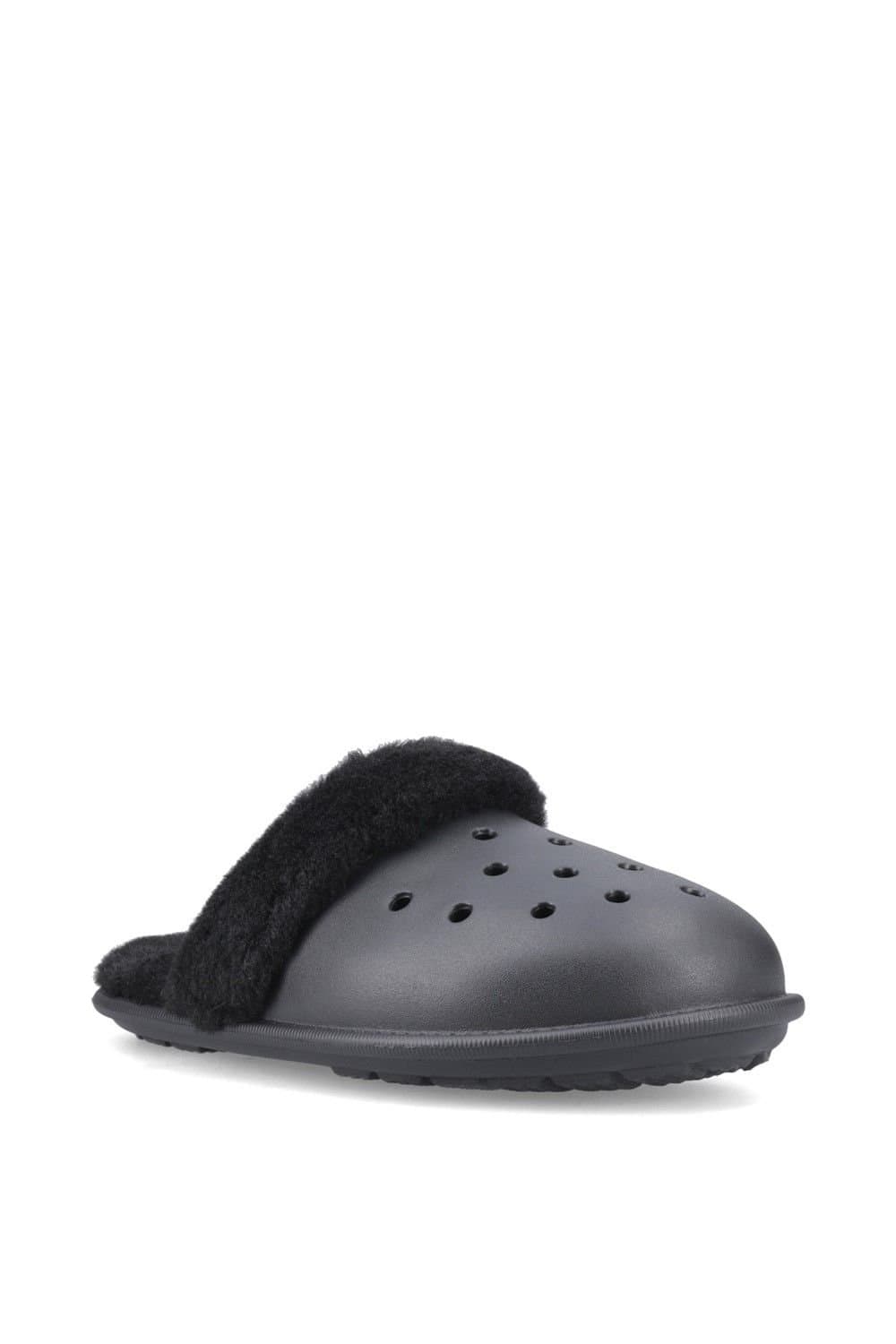 Crocs Crocs Men's Classic Fuzz Scuff in Black