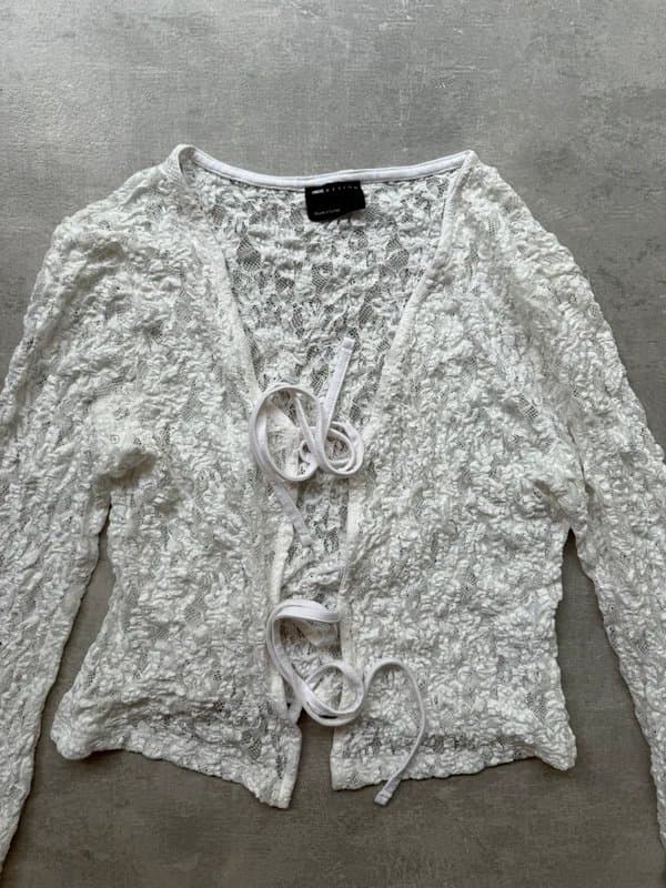 ASOS Design ASOS lace tie front top