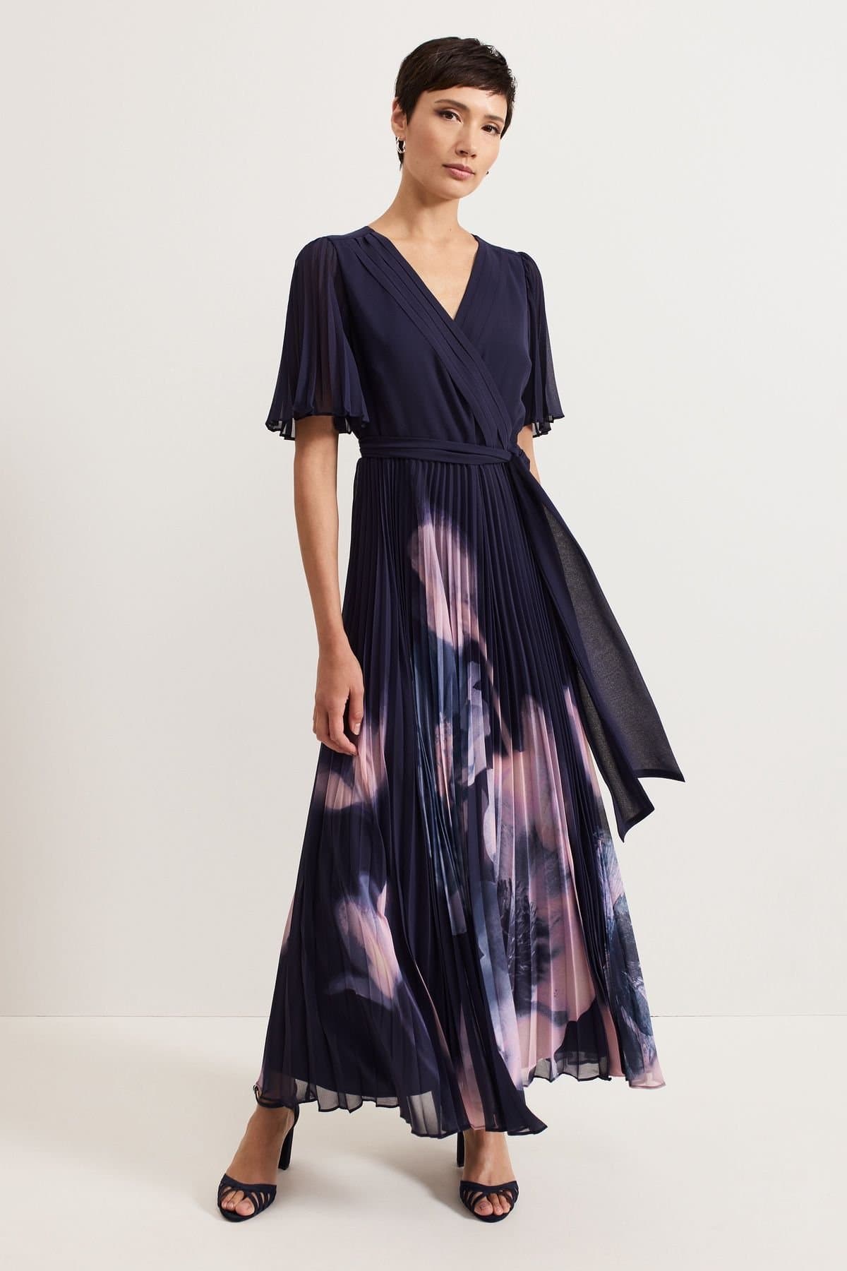 Phase Eight Phase Eight Women's Petite Abigail Dress in Dark Navy