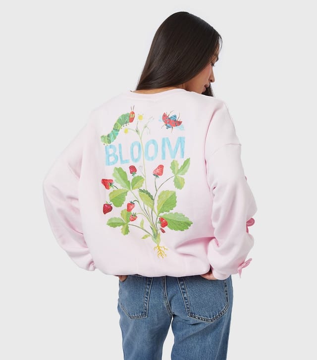 Skinnydip Women's Pink Hungry Caterpillar Bloom Sweatshirt Skinnydip New Look - 2