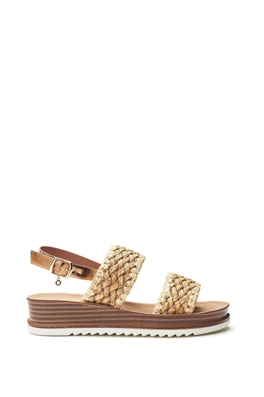 Moda in Pelle Moda In Pelle Women's 'Kyraa' Textile Flatforms in Natural