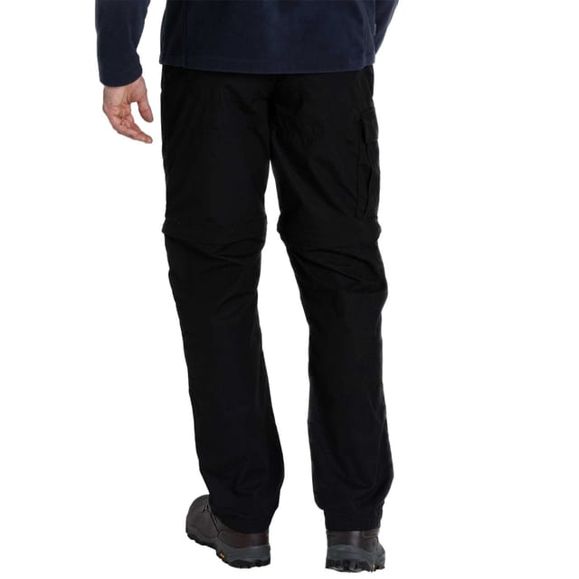 Craghoppers Craghoppers Men's Kiwi Convertible Tailored Trousers in Black - 2